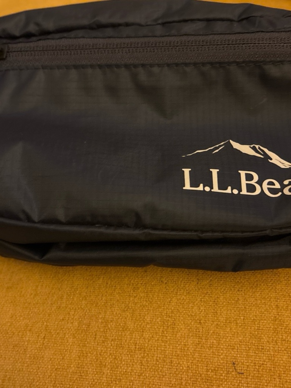 L.L. Bean Navy Blue Men's Waist Pack with Logo